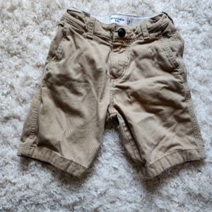 Abercrombie khaki chino shorts
